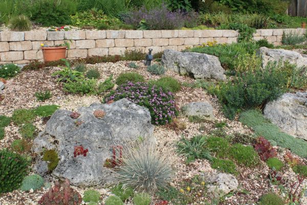 Thema Steingarten - Felssteppe