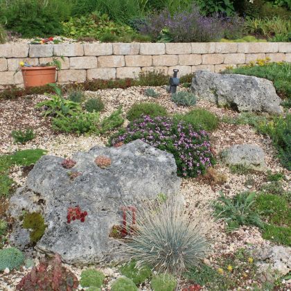 Thema Steingarten - Felssteppe